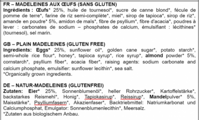 Gluten Free Madeleines