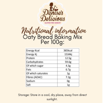 Gluten Free Oaty Bread Mix