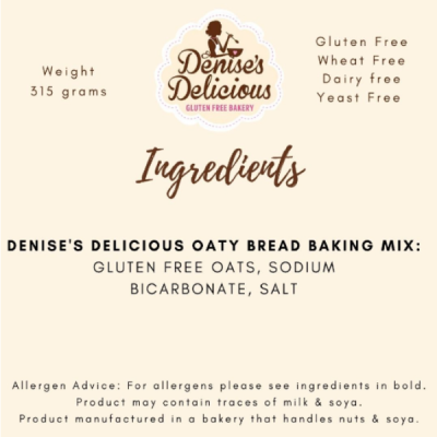 Gluten Free Oaty Bread Mix