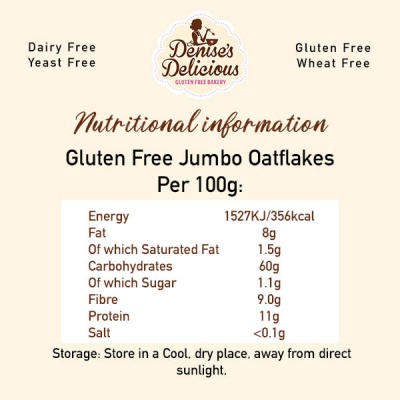 Gluten Free Jumbo Oat Flakes